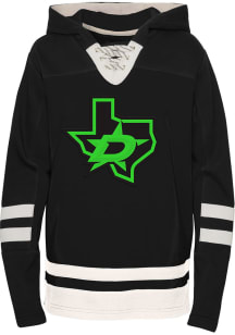 Dallas Stars Youth Black Ageless Revisited 3rd Long Sleeve Hoodie