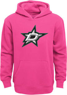 Dallas Stars Girls Pink Prime Long Sleeve Hooded Sweatshirt