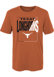 Texas Longhorns Boys Burnt Orange Coin Toss Short Sleeve T-Shirt