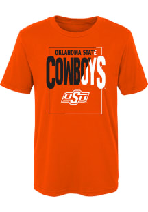Oklahoma State Cowboys Boys Orange Coin Toss Short Sleeve T-Shirt