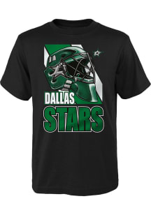 Dallas Stars Youth Black Bucket Head Short Sleeve T-Shirt