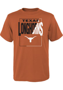 Texas Longhorns Youth Burnt Orange Coin Toss Short Sleeve T-Shirt