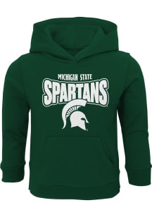 Michigan State Spartans Toddler Green Draft Pick Long Sleeve Hooded Sweatshirt