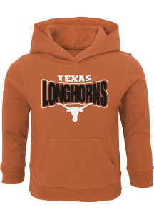 Texas Longhorns Toddler Burnt Orange Draft Pick Long Sleeve Hooded Sweatshirt