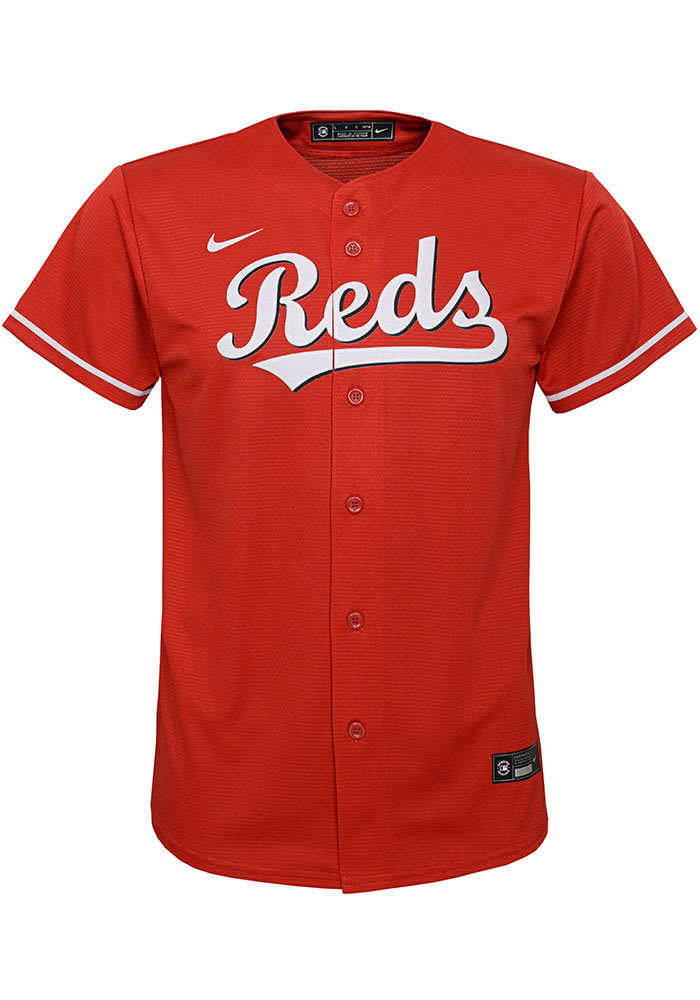 Nike Cincinnati Reds Boys Red Alt Replica Blank Baseball Jersey