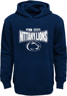 Penn State Nittany Lions Boys Navy Blue Draft Pick Long Sleeve Hooded Sweatshirt
