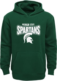 Michigan State Spartans Boys Green Draft Pick Long Sleeve Hooded Sweatshirt