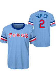 Marcus Semien Texas Rangers Youth Blue Sublimated NN Player Tee