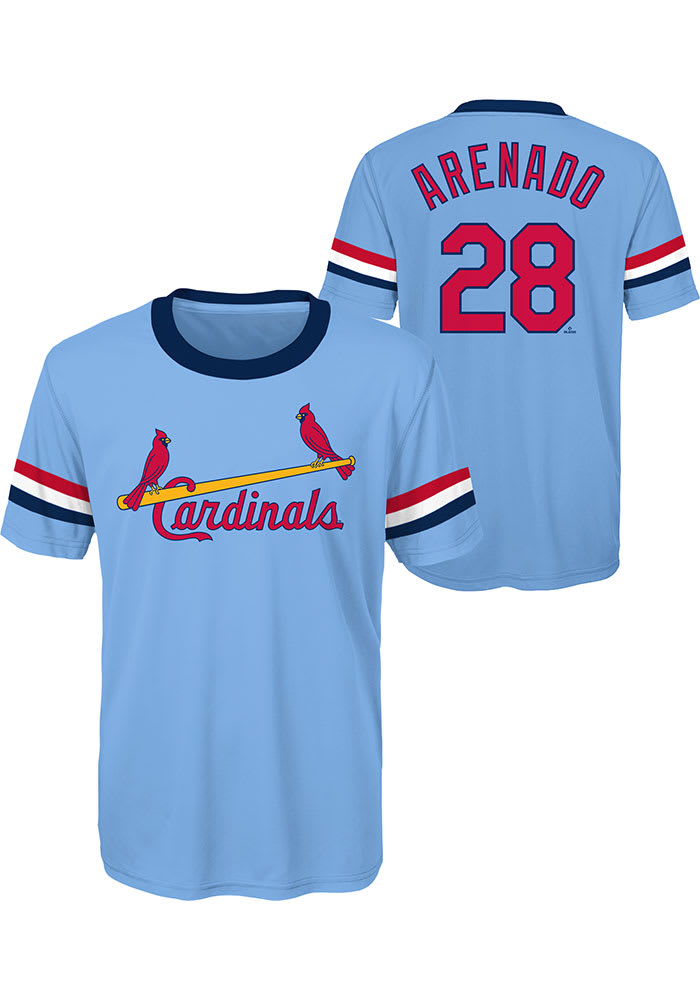 Youth St. Louis Cardinals Willson Contreras Nike Red Player Name & Number  T-Shirt