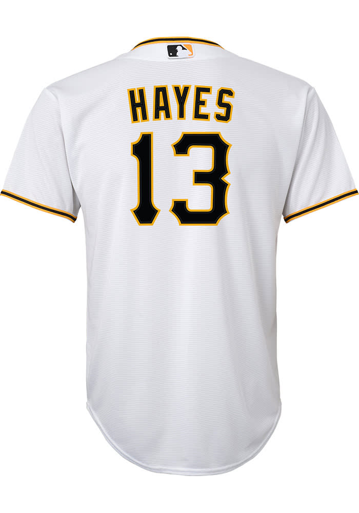 Youth Ke'Bryan Hayes Black Pittsburgh Pirates Player T-Shirt