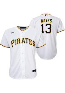 Ke'Bryan Hayes  Nike Pittsburgh Pirates Youth White Home Replica Jersey