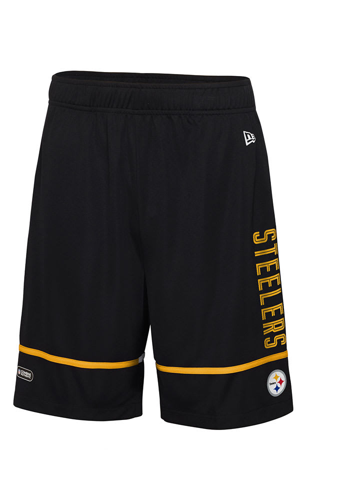 Pittsburgh Steelers Mens Black Rusher Shorts