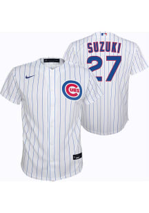 Seiya Suzuki  Nike Chicago Cubs Youth White Home Replica Jersey