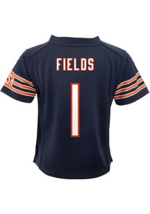 Justin Fields Chicago Bears Toddler Navy Blue Nike Home Football Jersey