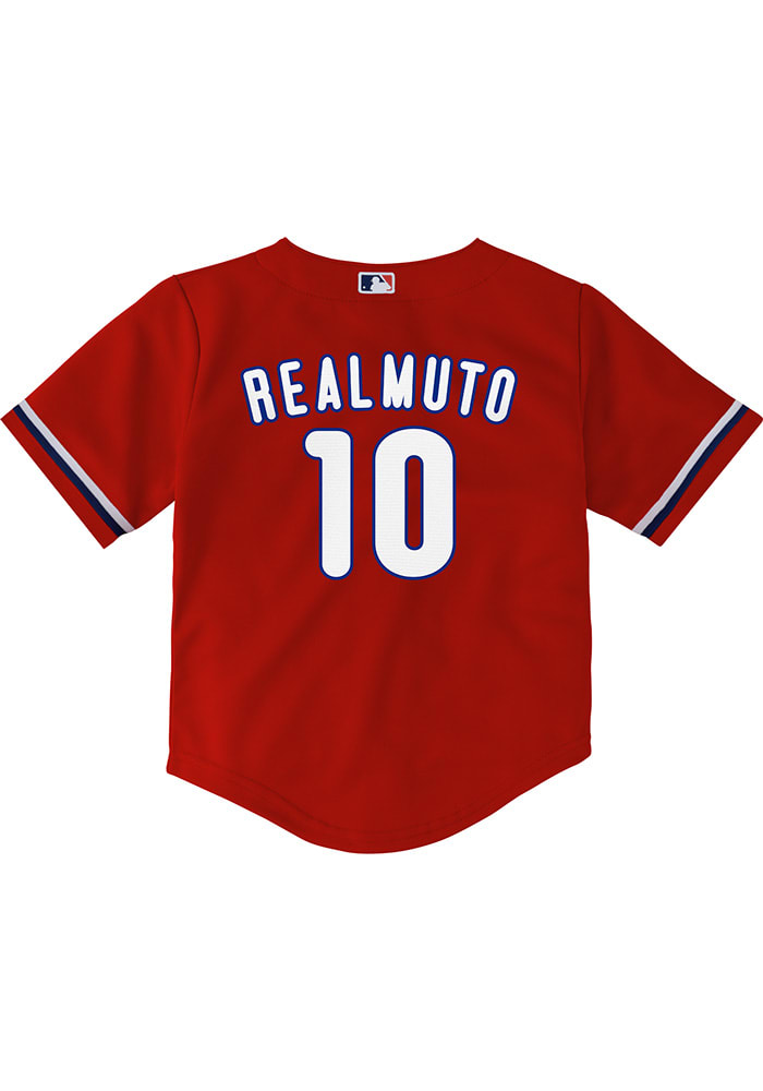 JT Realmuto Philadelphia Phillies Toddler Red Alt 2 Replica Jersey, Red, 100% POLYESTER, Size 2T, Rally House