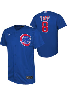 Ian Happ  Nike Chicago Cubs Youth Blue Alt 1 Replica Jersey