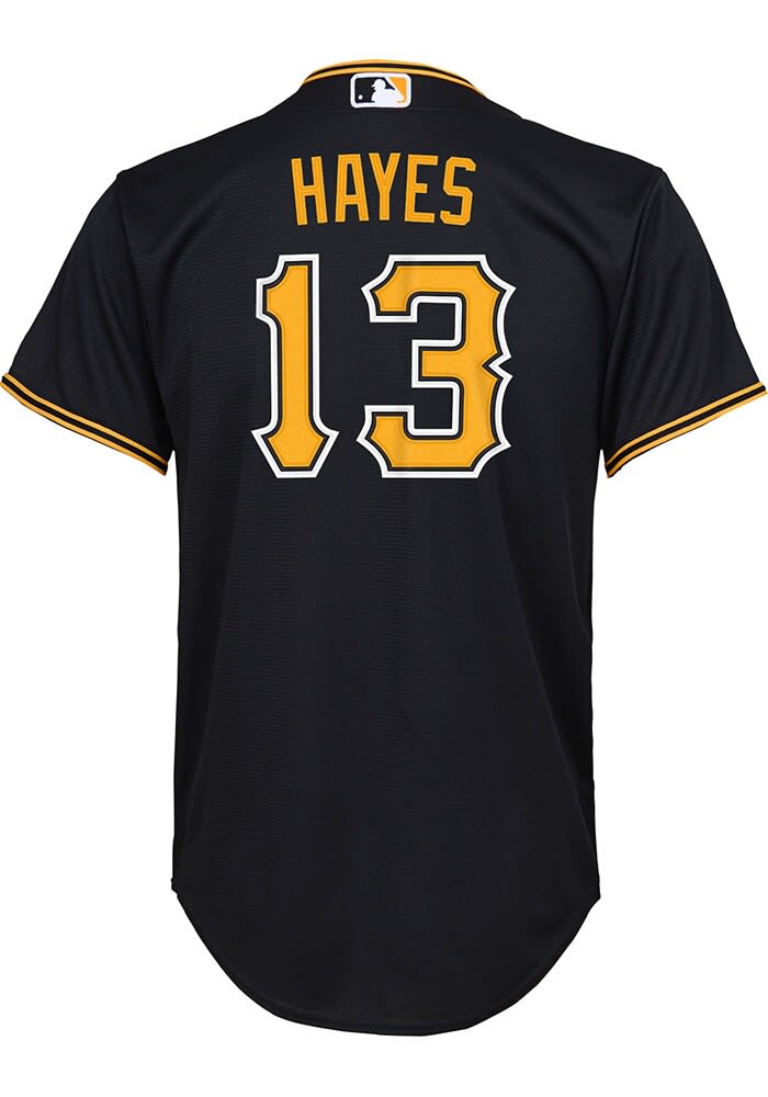 MLB Pittsburgh Pirates City Connect (Ke'Bryan Hayes) Women's Replica  Baseball Jersey.