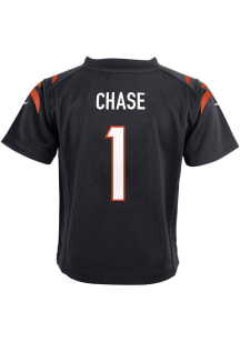 Ja'Marr Chase Cincinnati Bengals Toddler Black Nike Home Football Jersey