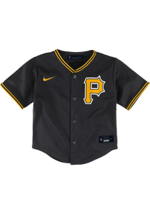 Nike Pittsburgh Pirates Toddler Black Alt 1 Blank Replica Jersey