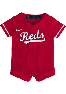 Nike Cincinnati Reds Baby Red Alt Blank Replica Romper Jersey Baseball Jersey