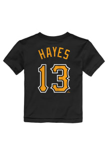 Ke'Bryan Hayes Pittsburgh Pirates Toddler Black Nike Home NN Short Sleeve Player T Shirt