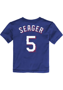Corey Seager Texas Rangers Toddler Blue Nike Home NN Short Sleeve Player T Shirt
