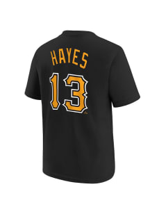 Ke'Bryan Hayes  Pittsburgh Pirates Boys Black Nike Home NN Short Sleeve T-Shirt