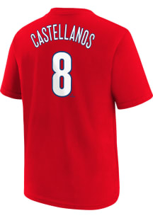 Nick Castellanos  Philadelphia Phillies Boys Red Nike Home NN Short Sleeve T-Shirt