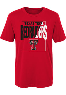 Texas Tech Red Raiders Boys Red Coin Toss Short Sleeve T-Shirt