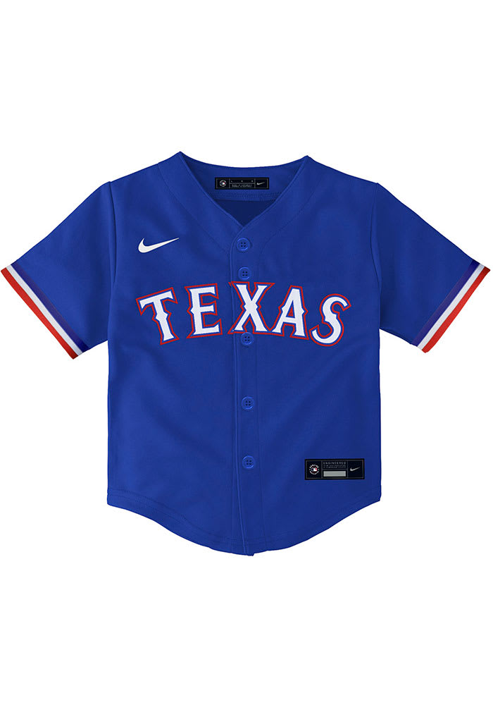 Nike Texas Rangers Toddler Blue Alt 4 Replica Blank Jersey, Blue, 100% POLYESTER, Size 2T, Rally House