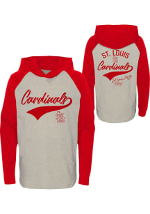 St Louis Cardinals Youth Red Bases Loaded Long Sleeve Fashion T-Shirt