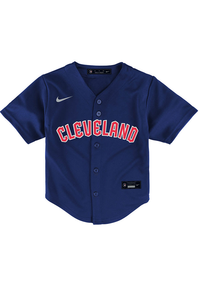 MLB Size 18M Cleveland Guardians Alternate 1 Replica Baseball Jersey in Navy