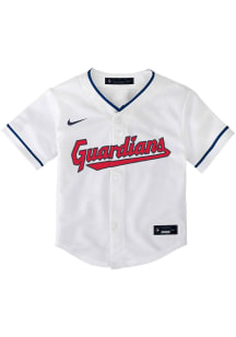 Nike Cleveland Guardians Toddler White Home Replica Blank Jersey