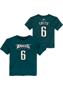 Devonta Smith Philadelphia Eagles Toddler Midnight Green Mainliner NN Short Sleeve Player T Shir..