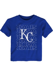Kansas City Royals Toddler Blue Letterman Short Sleeve T-Shirt