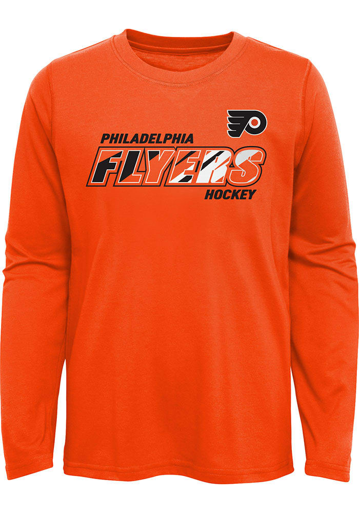 Outerstuff Youth Orange Philadelphia Flyers Classic Blueliner Pullover Sweatshirt