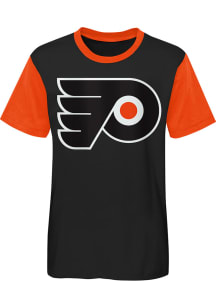 Philadelphia Flyers Youth Black Winning Streak Short Sleeve Fashion T-Shirt