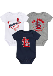 St Louis Cardinals Baby Red Biggest Little Fan One Piece