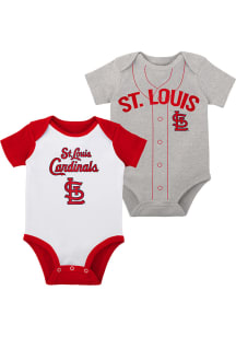 St Louis Cardinals Baby Red Little Slugger One Piece