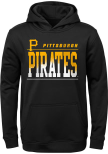 Pittsburgh Pirates Youth Black Play By Play Long Sleeve Hoodie