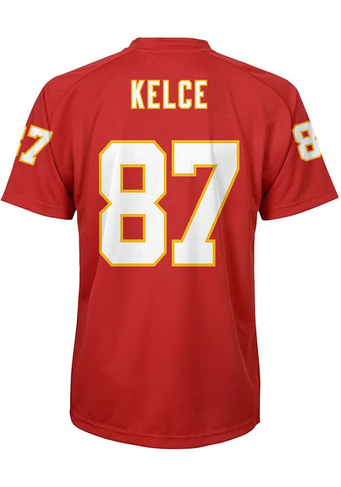 Youth Tyreek Hill Red Kansas City Chiefs Mainliner Player Name & Number T- Shirt