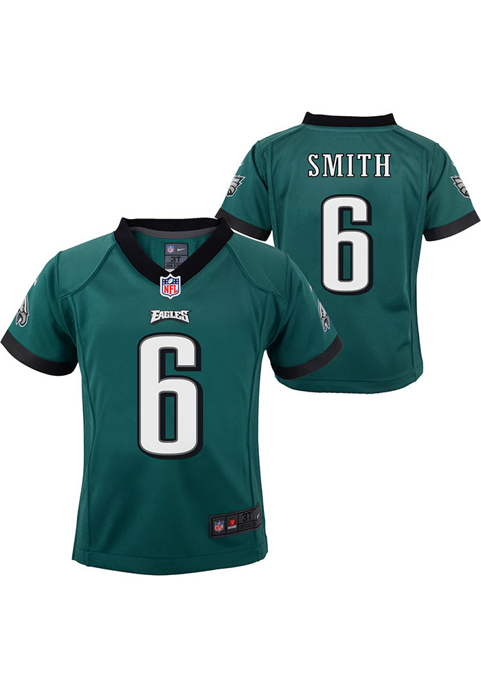 Men's Nike DeVonta Smith Midnight Green Philadelphia Eagles Game Jersey