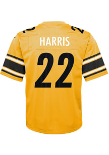 Najee Harris Pittsburgh Steelers Youth Gold Nike Inverted Football Jersey