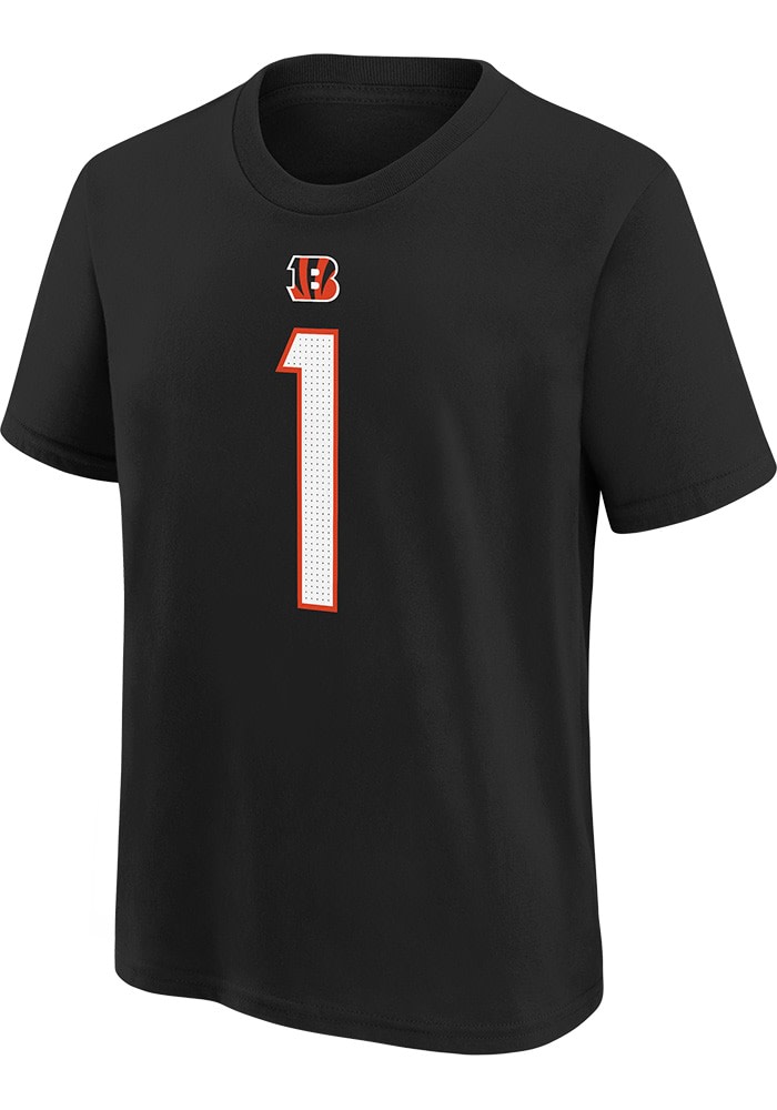 Ja'Marr Chase Cincinnati Bengals Youth Black NN Nike Player Tee