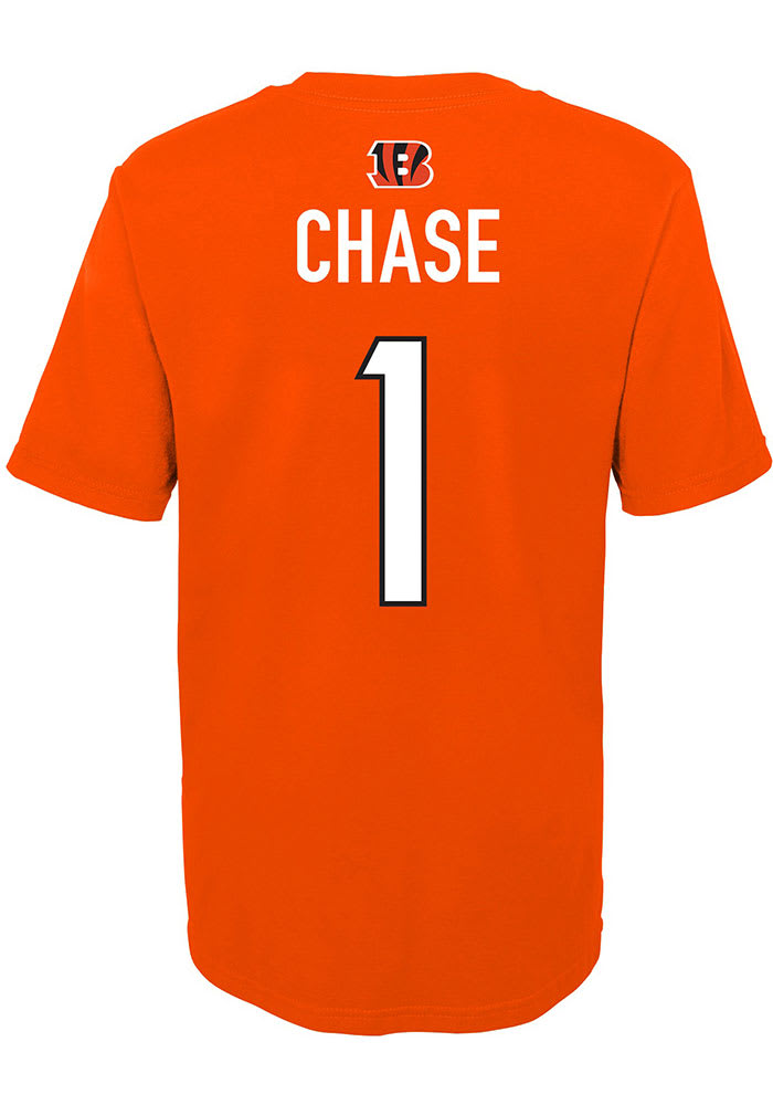 ja marr chase youth jersey orange