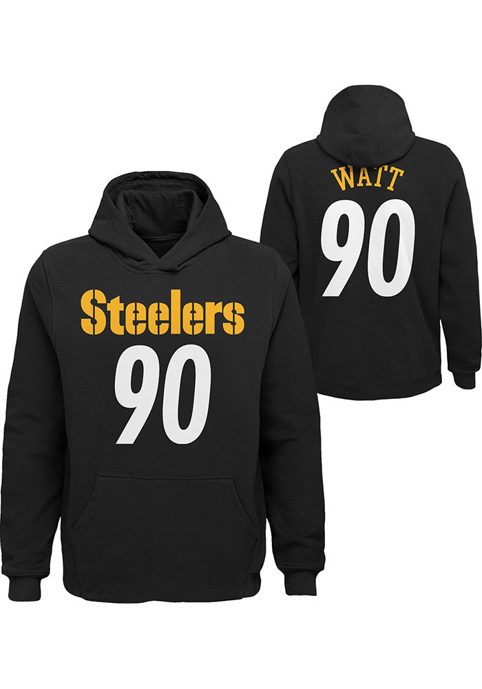 Outerstuff Youth Black Pittsburgh Steelers Prime Pullover Hoodie