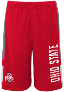 Ohio State Buckeyes Youth Red Lateral Shorts