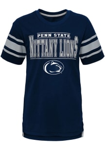 Penn State Nittany Lions Youth Navy Blue Huddle Up Short Sleeve Fashion T-Shirt