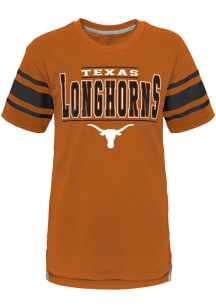 Texas Longhorns Youth Burnt Orange Huddle Up Short Sleeve Fashion T-Shirt
