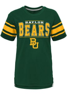 Baylor Bears Youth Green Huddle Up Short Sleeve Fashion T-Shirt